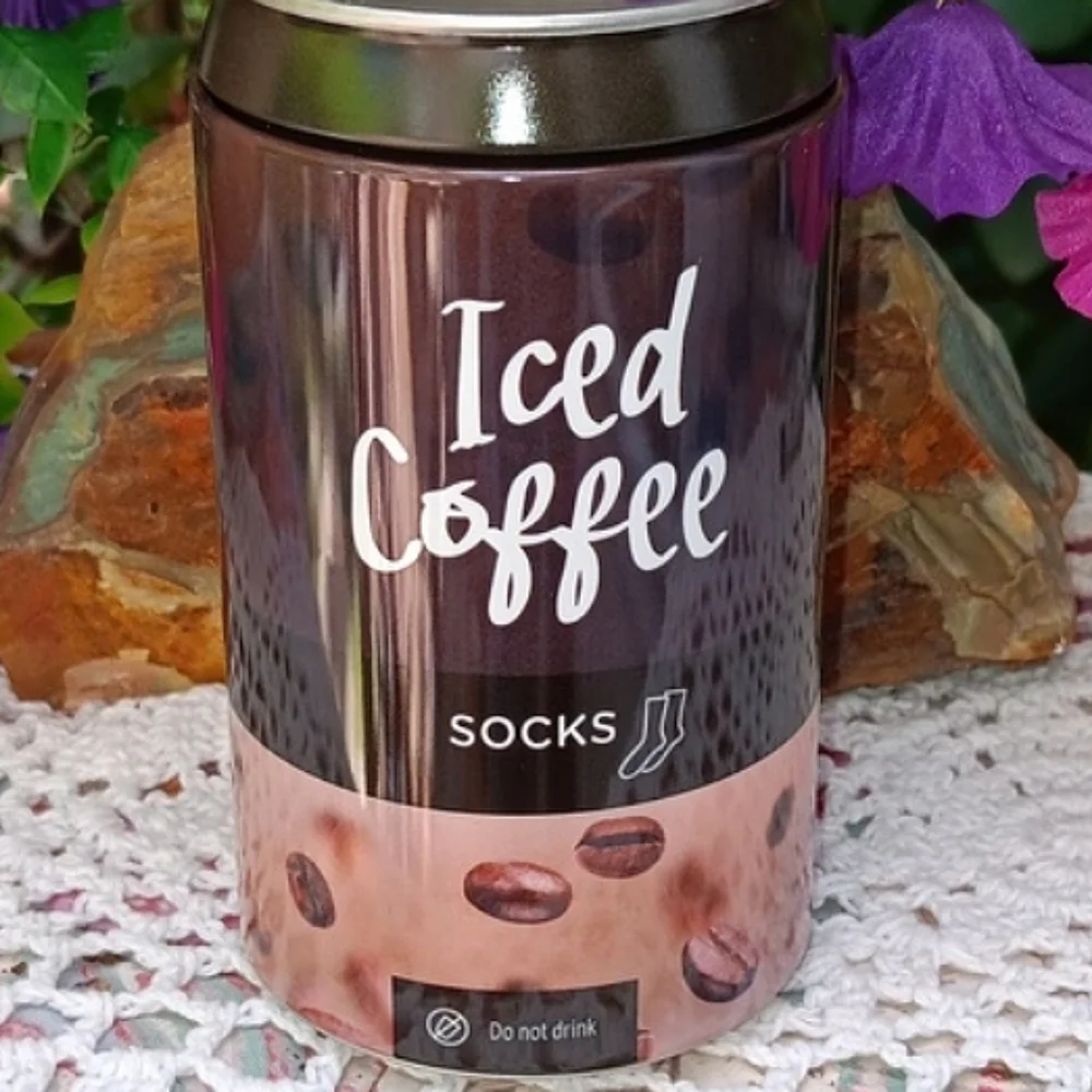 🆕️LAST 1🎉ICED COFFEE NOVELTY COLORFUL UNIQUE SOCKS/ 1 SET IN COFFEE 